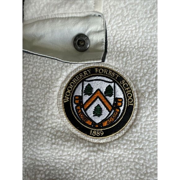 Columbia Helvetia 1/2 Half Snap Fleece Size Medium White Cream Pullover NWT New - Picture 3 of 3